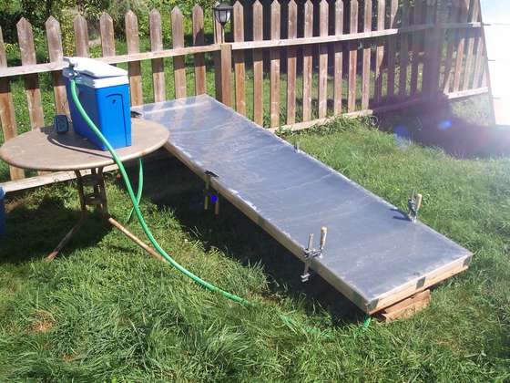 Build a simple solar water heater | IWillTry.org