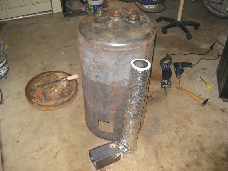 Rocket Stove Water Heater